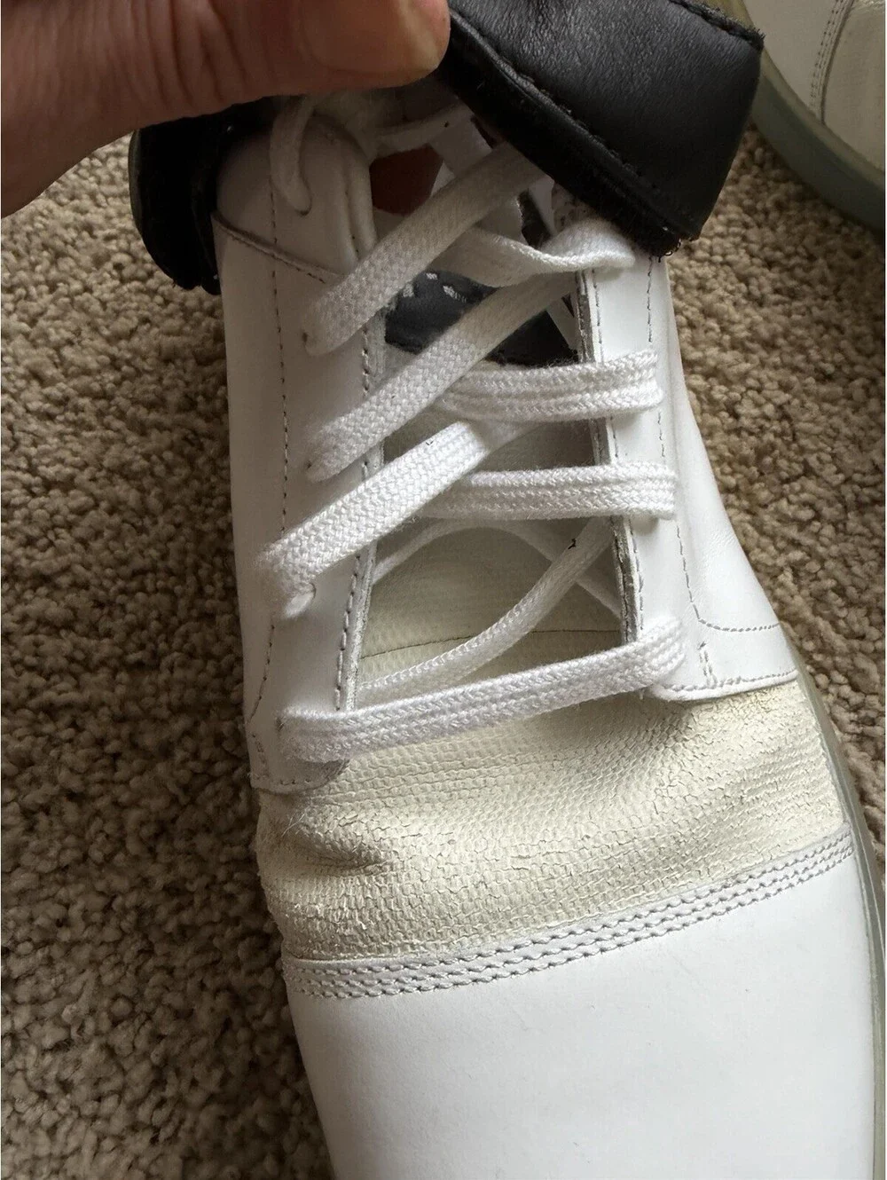 Adidas Y-3 Yohji Yamamoto Sneakers Low Too Sneakers UK 9D US 10M Black White
